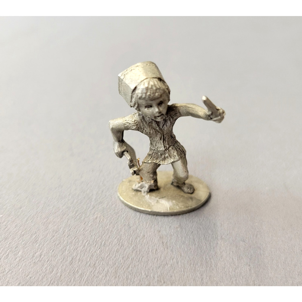 Vintage 1979 Spoontiques Pewter Little Boy 1.5" T Figurine #K22 USA Collectable